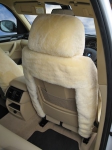 Sheepskin Colour in Cream Car Seat