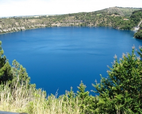 The Blue Lake in Mount Gambier